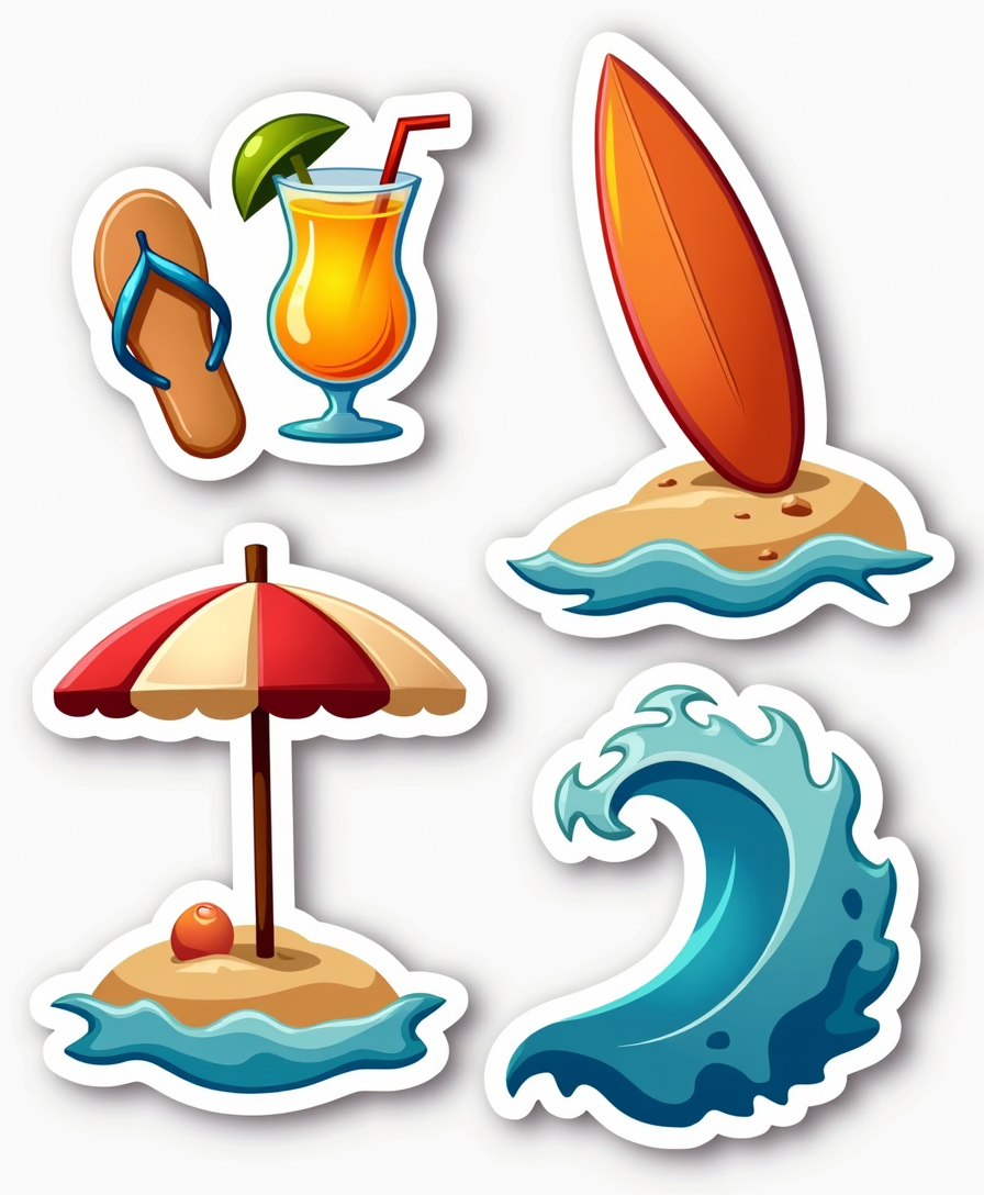 Travel & Exploration - Sticker Sheet v11